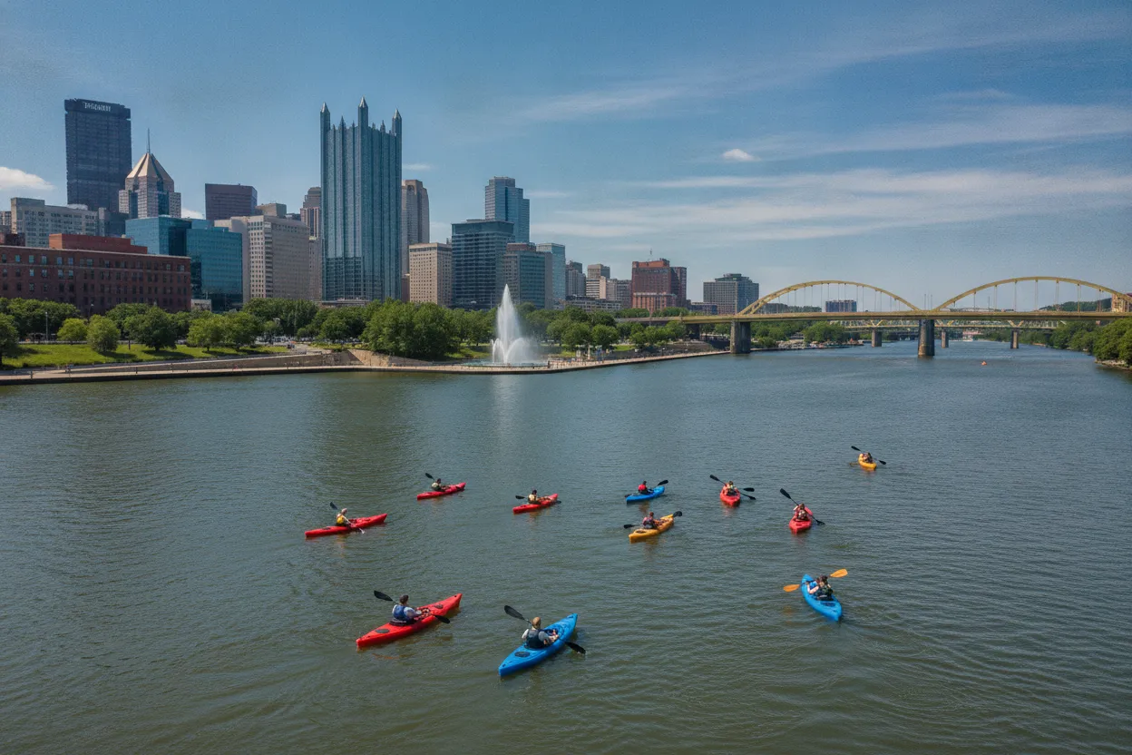 Kayaking the Three Rivers
